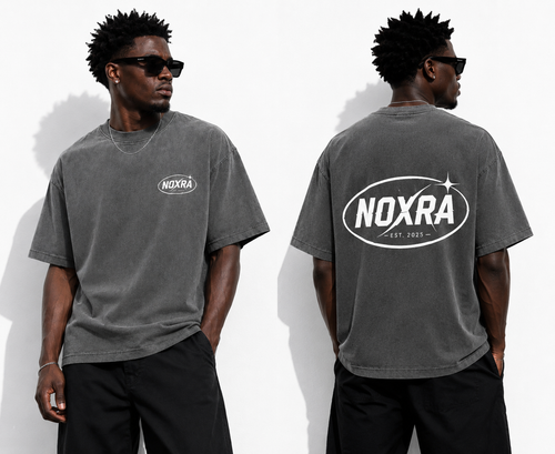 NOXRA CLUB TEE – WASHED GREY