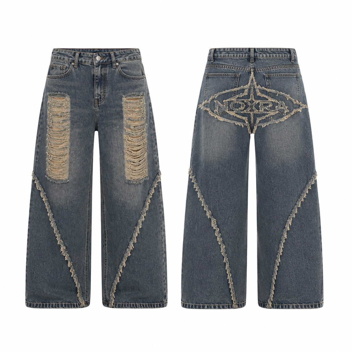 NOXRA RAW EDGE WOMEN’S JEANS